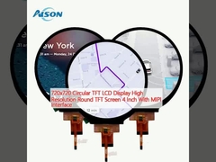 720 x 720 cirkelvormig TFT-LCD-scherm met hoge resolutie Rond TFT-scherm 4 inch met MIPI-interface