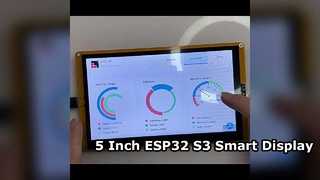 5-inch ESP32 S3 ontwikkelbord-touchscreen