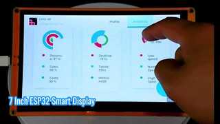 7 inch ESP32 800X480 capacitief touchscreen met displaymodule