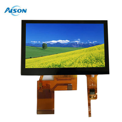 4.3 inch LCD-scherm 400 Cd/M2 IPS capacitieve touchscreen 480x272