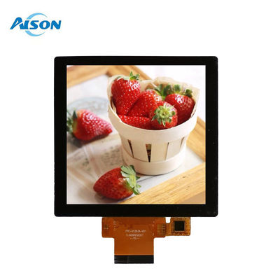 4 Inch Vierkant TFT LCD Scherm 480x480 Vierkant TFT Touch Display 300 cd/m2 3SPI+RGB Interface