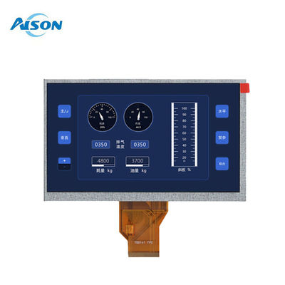 7 inch TFT LCD Display Module 800x480 LCD Display 450 cd/M2 RGB 50 Pin