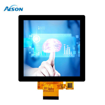 4 inch vierkant LCD-scherm 40 pin vierkant touchscreen 480x480 met PCAP touch