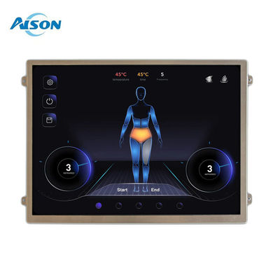10.4 inch Industrial TFT Display met capacitive touch LVDS Interface 1024x768 Resolutie 500cd/m2