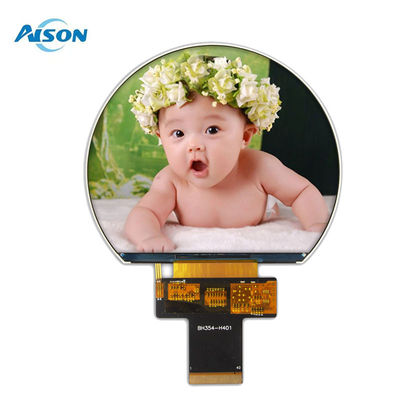 3.54 inch 800x640 Rond TFT Display SPI TFT Display 1000 Cd/M2 Met 3SPI+18Bit RGB Interface