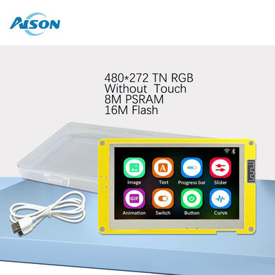 4.3 inch ESP32 Display Module 480x270 HMI Touch Screen 4,75V - 5,25V