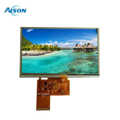 5.0 IPS TFT LCD-module, TFT 5-inch met Resistive Touch Panel 800X480 resolutie