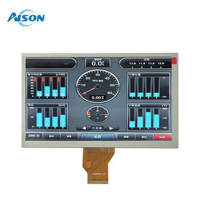 8 inch 800x480 TFT LCD-scherm Hoge helderheid 1000cd/m2 voor industriële toepassing RGB-interface