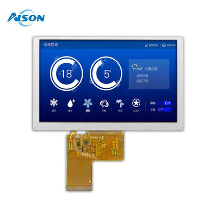 5 inch TFT LCD-module 800x480 Display 500 Cd/M2 RGB 24 Bit 40pin ILI6137 En ILI5960 Driver IC