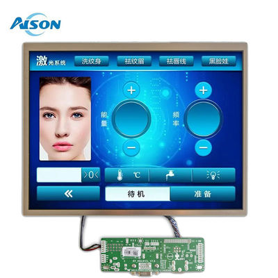 12.1 inch 1024x768 industriële TFT-scherm met IPS-kijkrichting 650 cd/m2