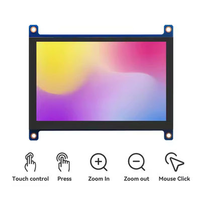 5 inch HDMI Raspberry Pi Display 800x480 capacitieve touchscreenmodule 400 Cd/M2