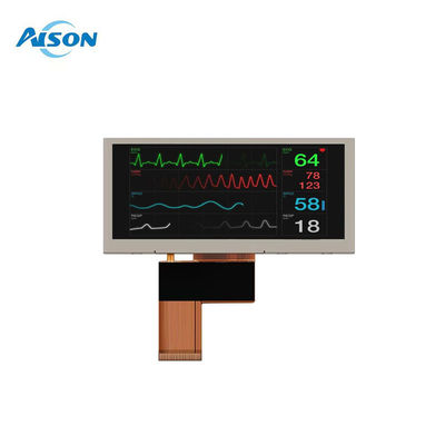 3.9 inch 480x128 Landschapsbalk Type LCD Display 500 Cd/M2 Stretched Bar LCD Monitor Op maat