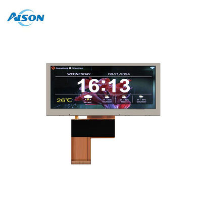 3.9 inch 480x128 Landschapsbalk Type LCD Display 500 Cd/M2 Stretched Bar LCD Monitor Op maat