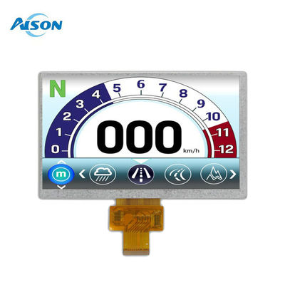 -40 tot 95 graden 7 inch Custom LCD Display Module 40pin LVDS Interface 500cd/m2