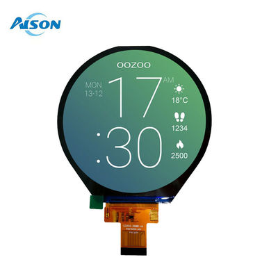 3.4 inch 800*800 cirkelvormig TFT-LCD-scherm MIPI-interface 30 pin voor Smart Home Industrial Control