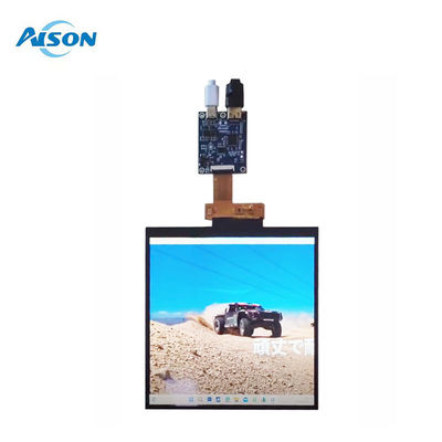 7.6 inch Square 1200x1200 TFT LCD Display Module Hoge helderheid 1000cd/m2 MIPI-interface