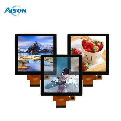4 inch vierkant TFT-scherm 480x480 met RGB-interface met touchscreen 300 cd/m2