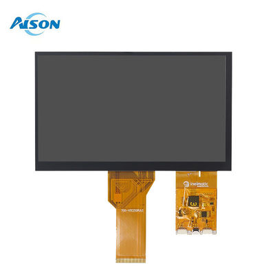 7 inch 1024x600 LVDS TFT IPS Display Capacitive Touch Display met Custom Oversized Coverglass