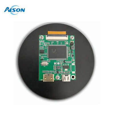 3.4 inch DSI Ronde Touch Display, 800 × 800, IPS, 10-punts Touch met HDMI Board Housing