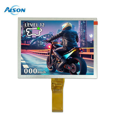 8 inch IPS TFT LCD-module 800×600 RGB 24 Bit 50 Pin 1000cd/m2 voor industriële TFT-display