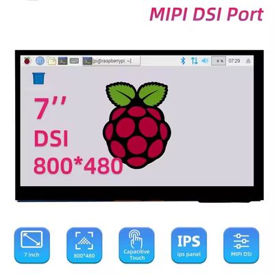 7 inch 800*480 MIPI-DSI IPS LCD Display Capacitive Touch Screen Module voor Raspberry Pi