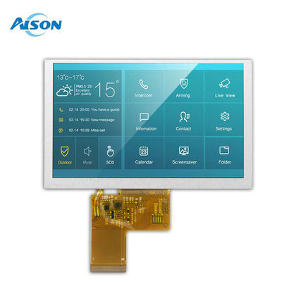 5 inch IPS LCD-displaymodule 800x480 Industrial Displaymodule 40 pin met RGB-interface