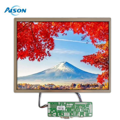 12.1 inch 1024x768 industriële TFT-scherm met IPS-kijkrichting 650 cd/m2