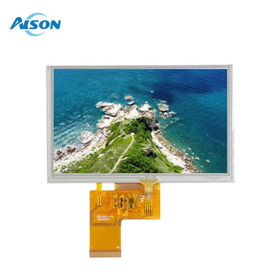5 inch 800x480 RGB 40 Pin Interface TFT LCD-scherm met resistief aanraakpaneel